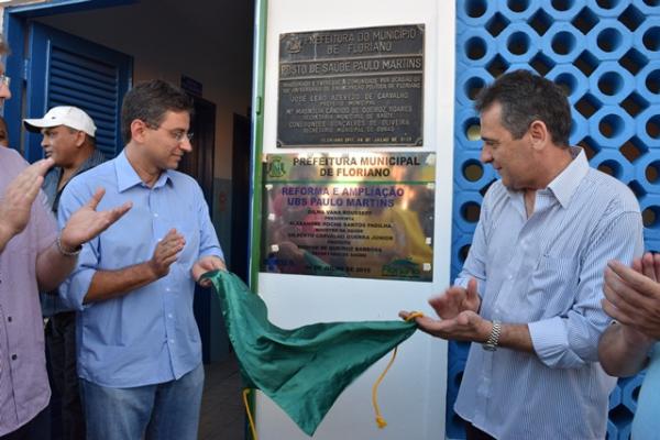 Inauguração da Unidade Básica de Saúde Paulo Martins.(Imagem:Waldemir Miranda)