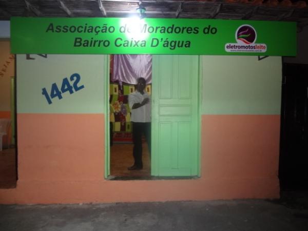 Inaugurada nova sede da Associação de moradores do bairro Caixa D?água.(Imagem:FlorianoNews)