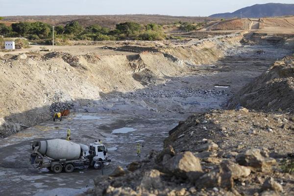 Barragem da Fronteira  foto:(Imagem:Ascom/Governo do Ceará)