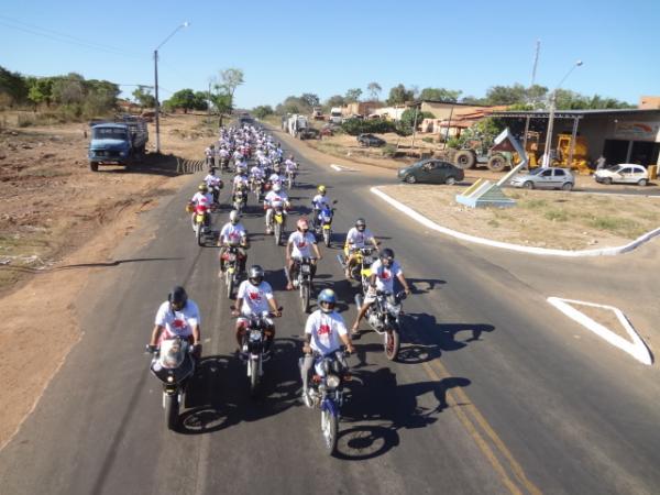 Cajueiro Motos comemorou o Dia do Motociclista.(Imagem:FlorianoNews)