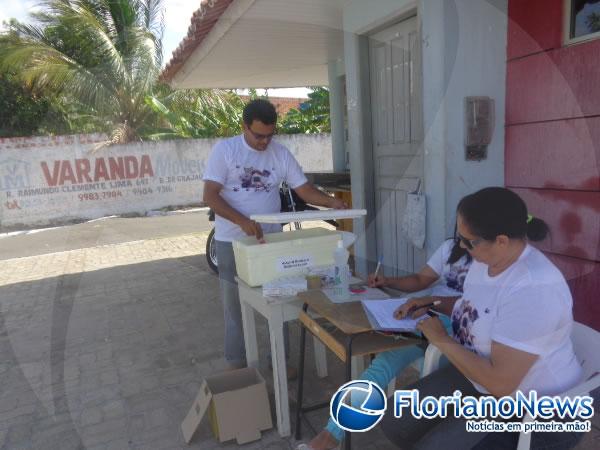 Equipe de vacinação(Imagem:FlorianoNews)