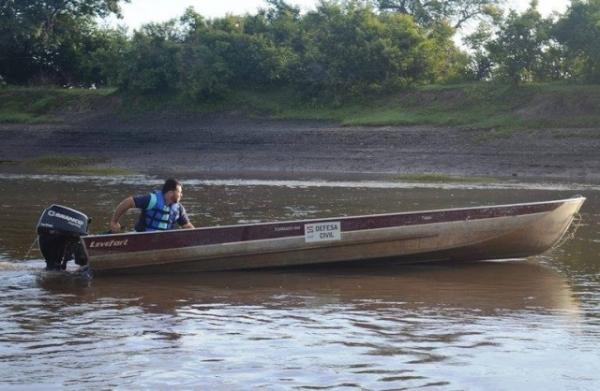 Barco que será utlizado na atravessia das crianças.(Imagem:Prefeitura de Campo Maior)