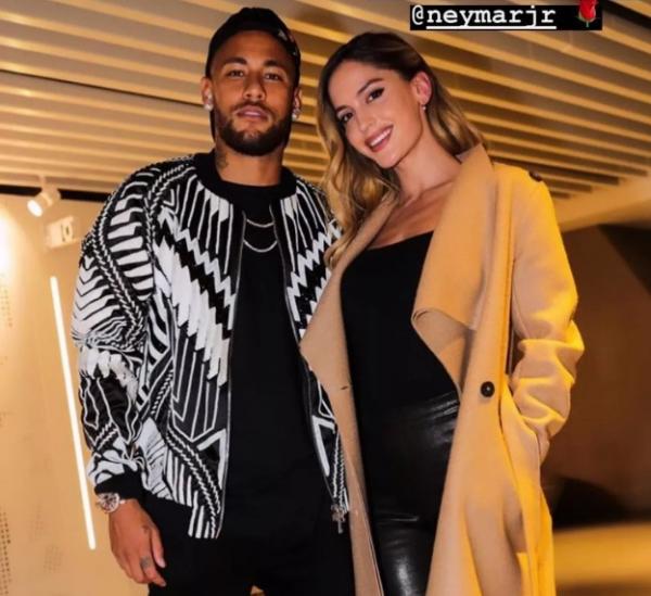 Neymar e Natalía Barulích(Imagem:Reprodução/Instagram)