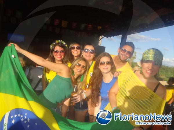 Torcidas de Floriano e Barão de Grajaú comemoraram vitória sofrida do Brasil contra o Chile. (Imagem:FlorianoNews)