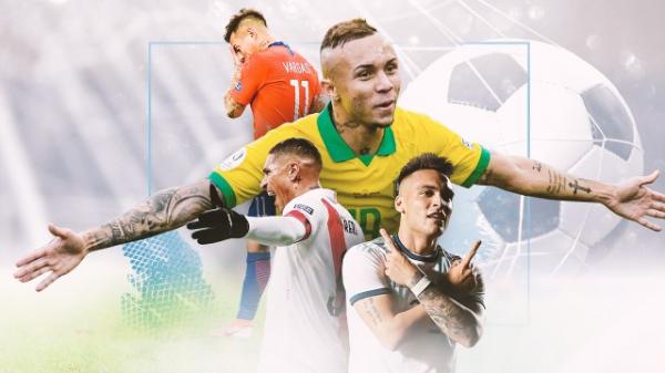 Três brasileiros, dois peruanos, dois chilenos e um argentino estão nessa lista.(Imagem:GloboEsporte.com)