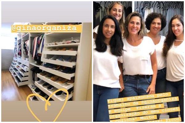 Bruna Marquezine postou foto de seu closet arrumado e a quantidade de tênis chamou atenção.(Imagem:Reprodução/Instagram)