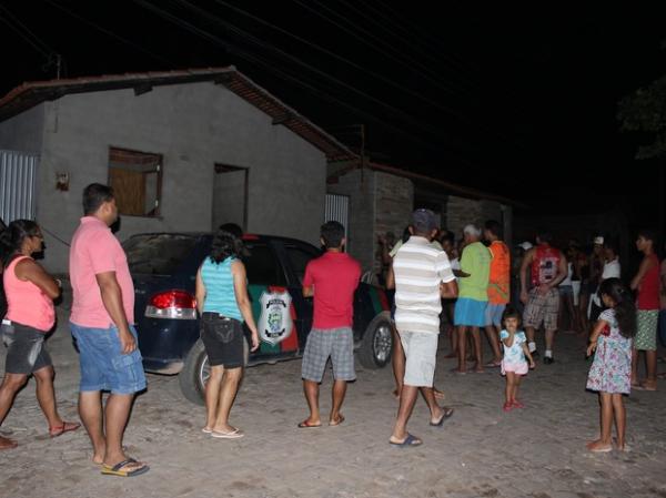 Crime aconteceu em residência na cidade de Monsenhor Gil(Imagem:Catarina Costa/G1)