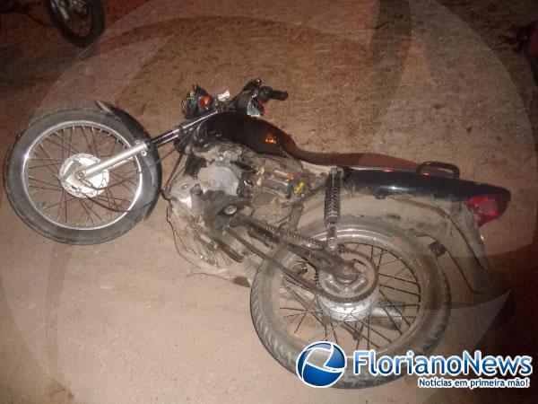 Após roubar moto em Barão de Grajaú, ladrão sofre acidente em Floriano.(Imagem:FlorianoNews)