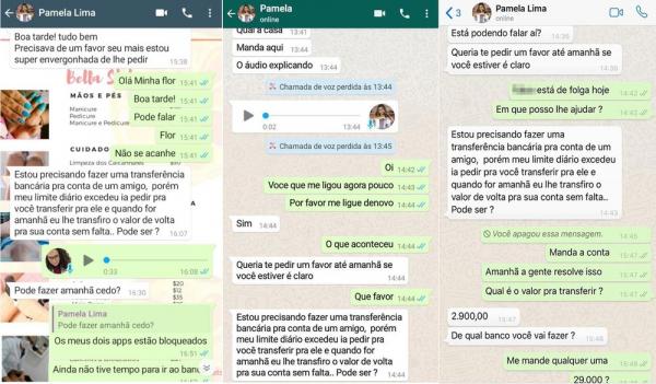 Criminosos invadem WhatsApp de cantora e mandam mensagens pedindo dinheiro para contatos(Imagem:Reprodução/WhatsApp)