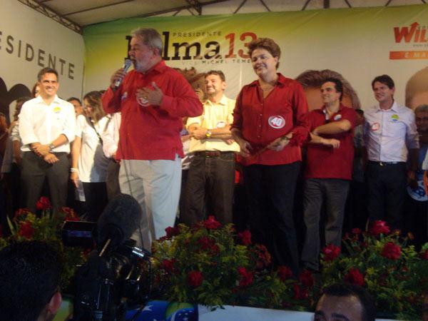 Lula em seu discurso em Teresina atacou a oposição(Imagem:Divulgação)