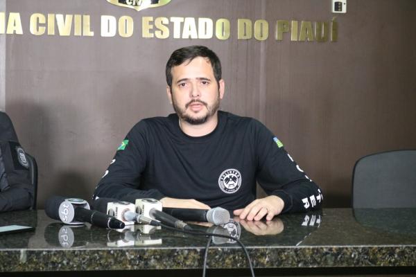 Delegado Everton Férrer, coordenador da Polinter. (Imagem: Lucas Marreiros/G1)