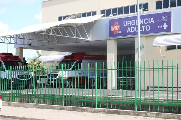 Hospital de Urgência de Teresina (HUT).(Imagem:Lucas Marreiros/G1)