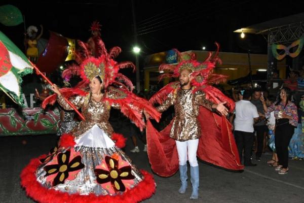 Desfile das Escolas de Samba e Arrastão fecham Carnaval de Floriano 2018.(Imagem:SECOM)
