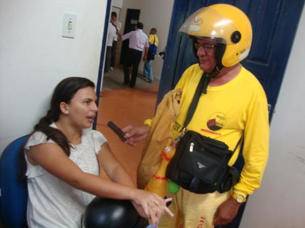 Amarelinho entrevistou os organizadores do retiro de Carnaval da igreja católica(Imagem:FlorianoNews)