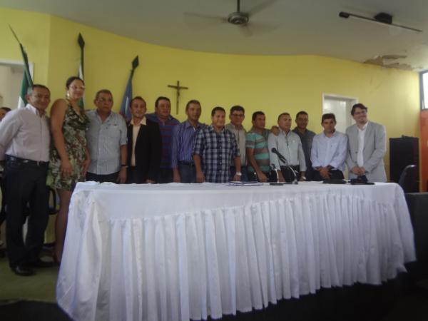 Prefeito de Barão de Grajaú, Gleydson Resende, anunciou nomes do novo secretariado.(Imagem:FlorianoNews)