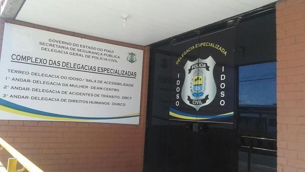 Complexo de Delegacias funciona no Centro de Teresina.(Imagem:Catarina Costa / G1)