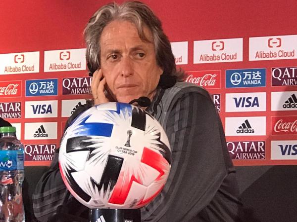 Jorge Jesus fala na véspera da final do Mundial.(Imagem:Cahê Mota)