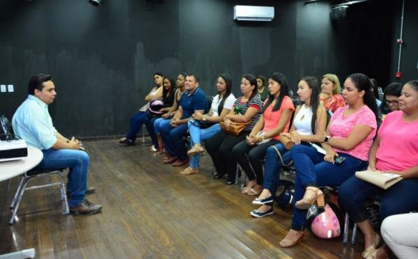 Encontro de marcadores de consultas da Rede Municipal de Saúde define diretrizes.(Imagem:Secom)