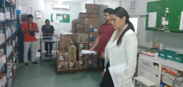 Deputada Teresa Britto visita Hospital Regional Tibério Nunes.(Imagem:FlorianoNews)
