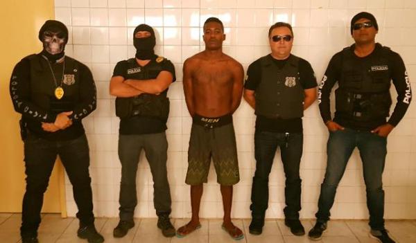 Suspeito de assaltos em Floriano é preso em Porto Alegre do Piauí.(Imagem:Polícia Civil)