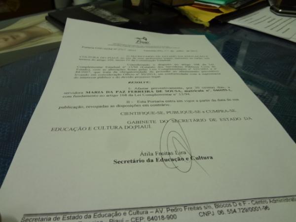 Professora Paizinha recebe parecer positivo da SEDUC sobre eleições do ENOCS.(Imagem:FlorianoNews)