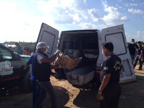 Corpo foi encontrado no aterro sanitário de Teresina(Imagem:Ellyo Teixeira/G1)