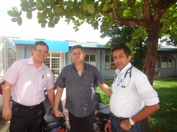 Hospital Tibério Nunes recebe nova ambulância.(Imagem:FlorianoNews)