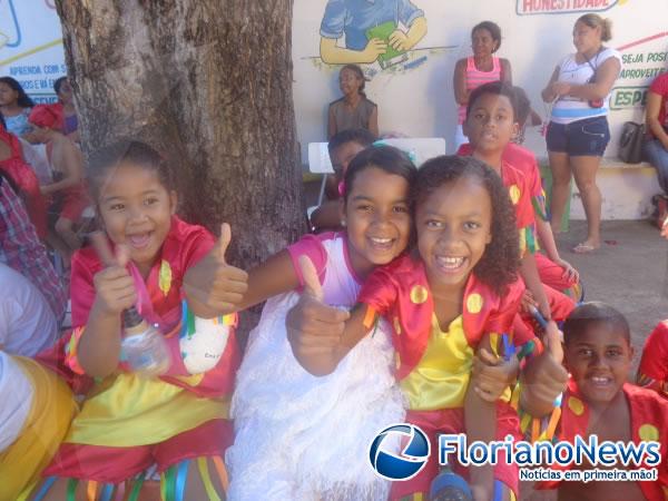 Escola Mega de Floriano comemora o Dia do Folclore.(Imagem:FlorianoNews)