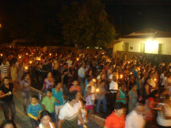 Uma multidão acompanhou a Procissão de São Pedro de Alcantara(Imagem:redação)