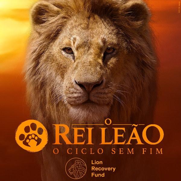 Campanha da Disney em prol dos leões fica disponível até 14 de agosto.(Imagem:Divulgação/Disney)