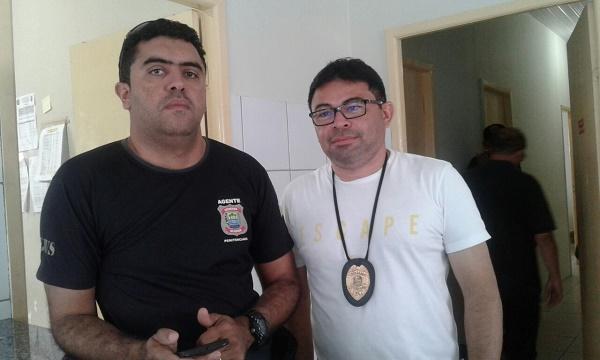 Delfran Rodrigues (substituído) e Edilson Mousinho (substituto).(Imagem:Temístocles Filho/jc24horas)