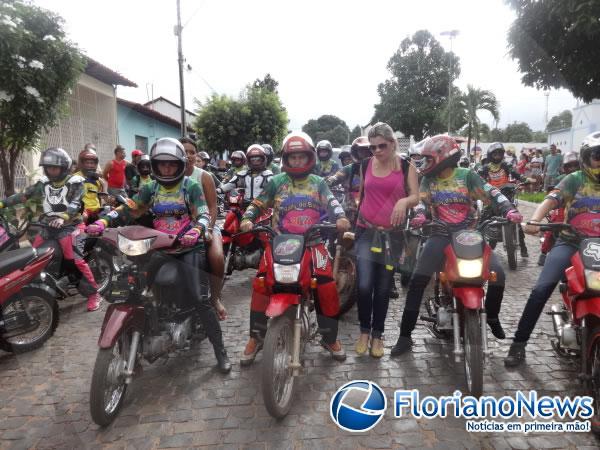 Mulheres participaram da 7ª edição do Rally do Batom de São João dos Patos.(Imagem:FlorianoNews)