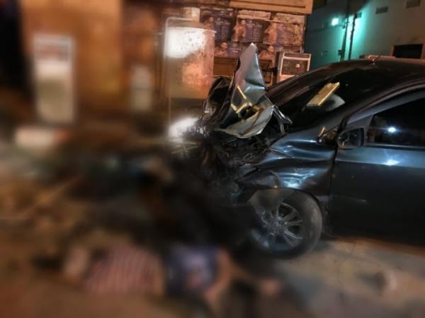 Colisão entre dois veículos deixa um morto no Centro de Floriano.(Imagem:FlorianoNews)