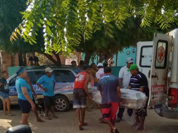 Corpo do rapaz chegou no início da manhã em Barra Grande.(Imagem:Marcos Cazuza/Arquivo Pessoal)