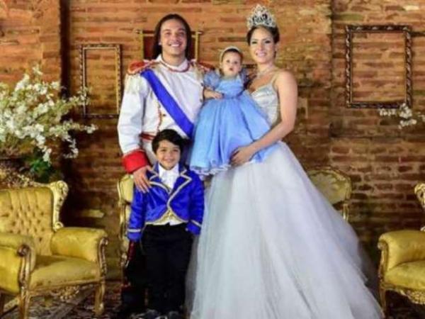 Wesley Safadão se veste de príncipe encantado para aniversário da filha.(Imagem:Instagram)