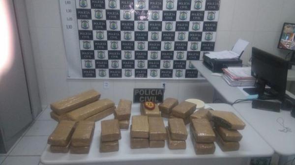 Delegacia de São Raimundo Nonato apreende droga avaliada em quase R$ 40 mil.(Imagem:Polícia Civil)