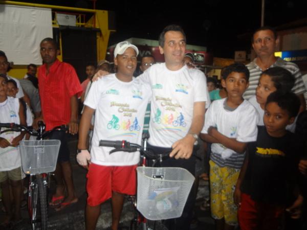 Passeio ciclístico de Floriano celebra aniversário do município.(Imagem:FlorianoNews)