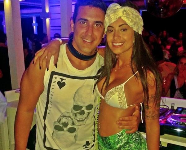 André Marques e Aline Riscado.(Imagem:Reprodução/Instagram)