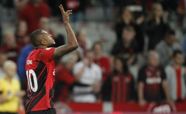 Marcelo Cirino foi autor do gol da vitória sobre o São Paulo, neste domingo.(Imagem:André Rodrigues/Gazeta do Povo)