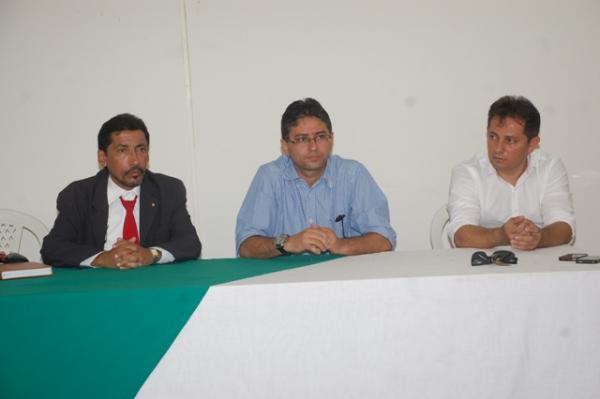 José de Arimateia, Bigman Barbosa e José Rocha.(Imagem:Waldemir Miranda)