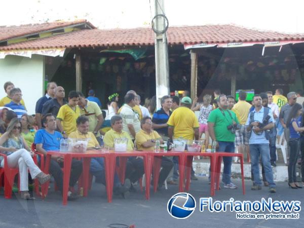 Torcedores de Floriano e Barão de Grajaú reagem com tristeza derrota do Brasil para a Alemanha.(Imagem:FlorianoNews)