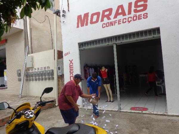 Morais Confecções realiza sorteio da promoção de início de ano.(Imagem:FlorianoNews)