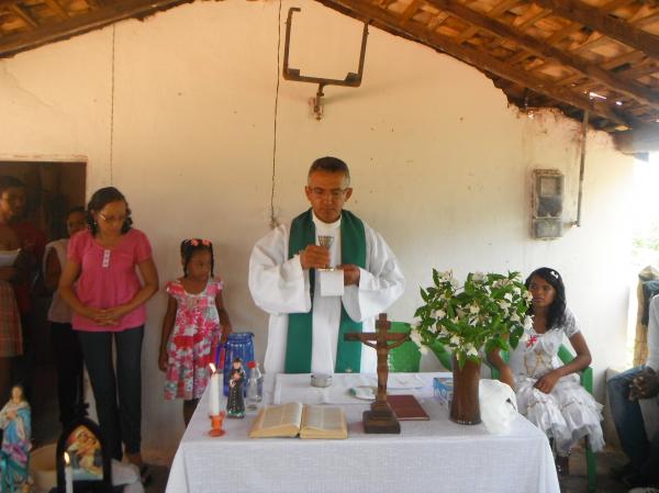 Realizada Missa de Natal com 1ª Eucaristia na localidade Boca da Entrada.(Imagem:FlorianoNews)