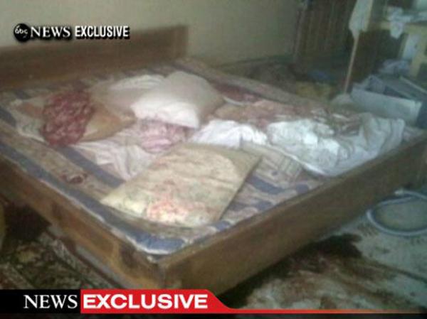 Cama Bin Laden (Imagem:ABC News / Reuters)