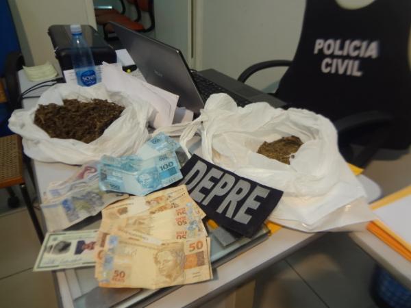 Operação apreende drogas e dinheiro em Floriano.(Imagem:FlorianoNews)