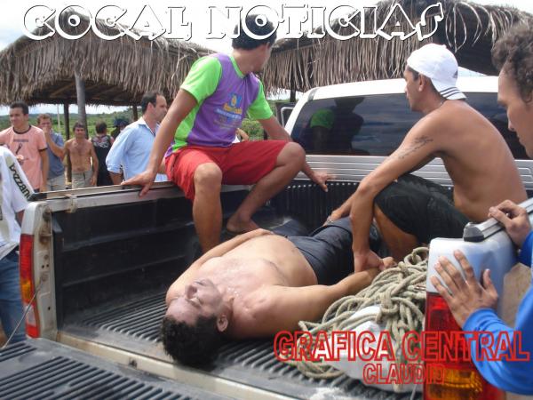 Pastor morre afogado tentando salvar o filho(Imagem:Cocal Noticias)