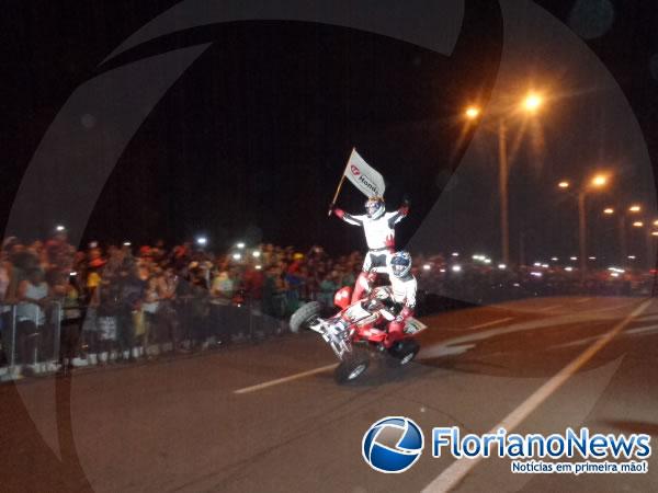 Cajueiro Motos promove show de manobras em Floriano.(Imagem:FlorianoNews)