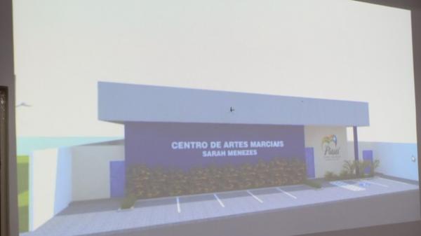 Centro de Lutas Olímpicas Sarah Menezes deve ter essa fachada.(Imagem: Wenner Tito)
