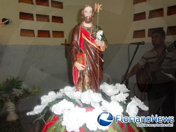Comunidade São Borja encerrou festejos de São Judas Tadeu(Imagem:FlorianoNews)