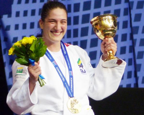 Mayra Aguiar conquista a primeira medalha de ouro do Brasil na Rússia(Imagem:Raphael Andriolo)